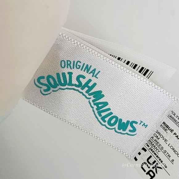 BELANA 🐮 O.G 2021 Blue & Cream Cow HugMee w Fur Belly Original Squishmallow NWT - Picture 8 of 9